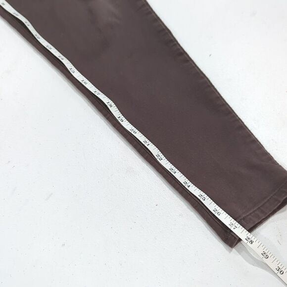 Democracy "AB"technology Jeans Womens 8 Brown Skinny Leg Midrise - Picture 8 of 8